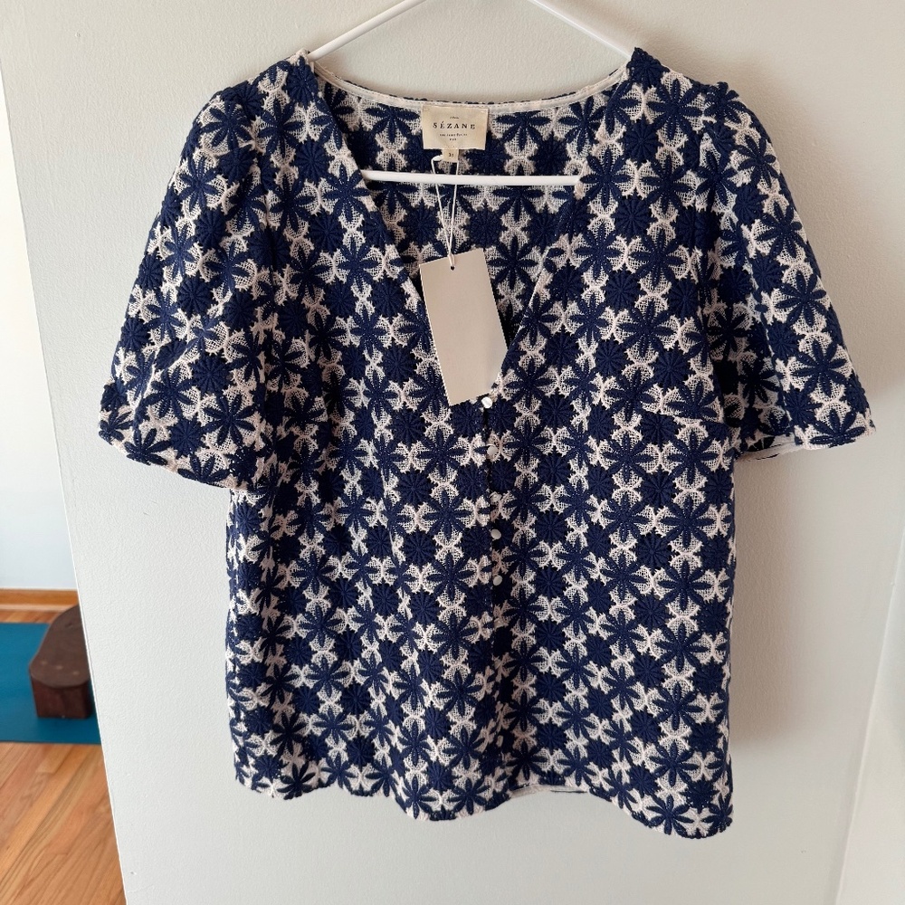 Sezane Chemise Emma Top